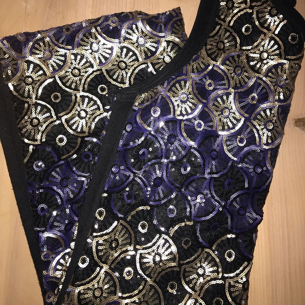 Sequin shift dress